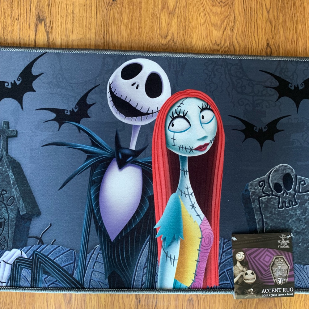 Nightmare before Christmas Jack Skellington Accent Rug